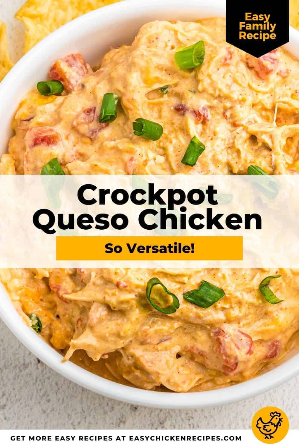 Crockpot Queso Chicken - Easy Chicken Recipes