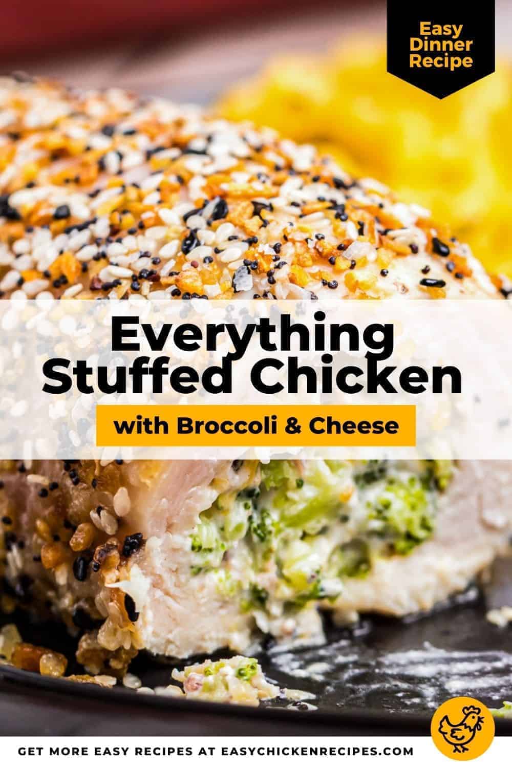 Everything Stuffed Chicken Breast - Easy Chicken Recipes