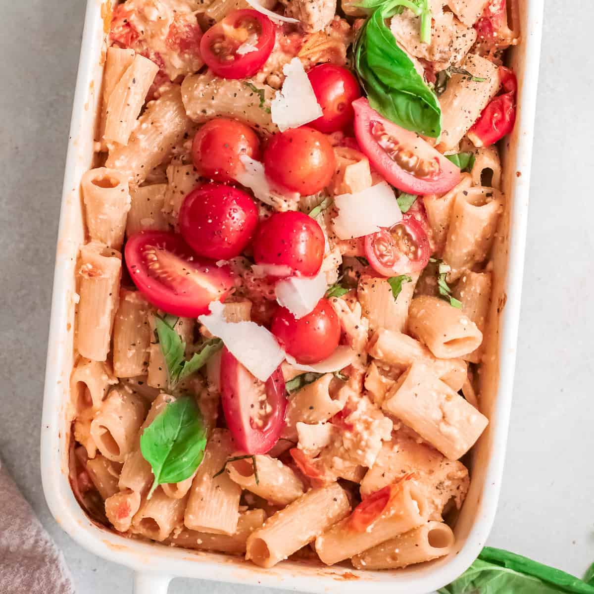 Baked Chicken Feta Pasta - Easy Chicken Recipes