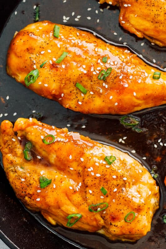 Honey Garlic Chicken Breasts - Easy Chicken Recipes