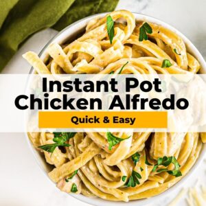 instant pot chicken alfredo pinterest