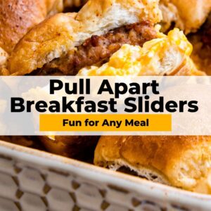 pull apart breakfast sliders pinterest
