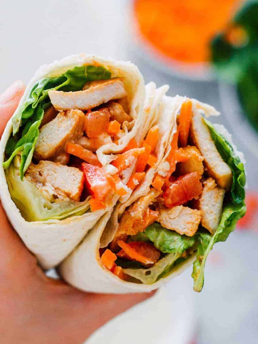 buffalo-chicken-wraps-easy-chicken-recipes