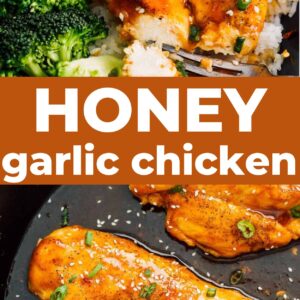 honey garlic chicken pin