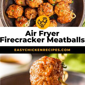 air fryer firecracker chicken meatballs pinterest