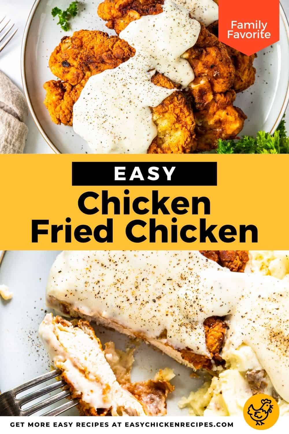 Chicken Fried Chicken with Gravy - Easy Chicken Recipes