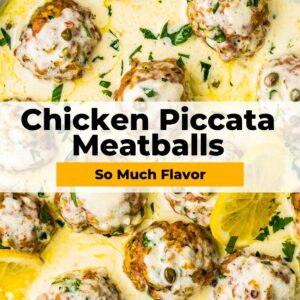 chicken piccata meatballs pinterest