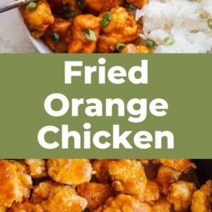 crispy orange chicken pin.