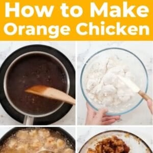 crispy orange chicken.