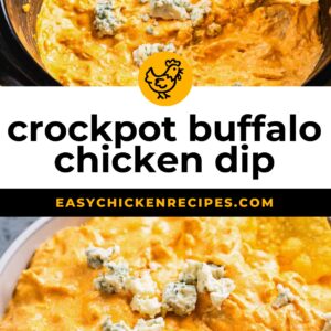 crockpot buffalo chicken dip pin