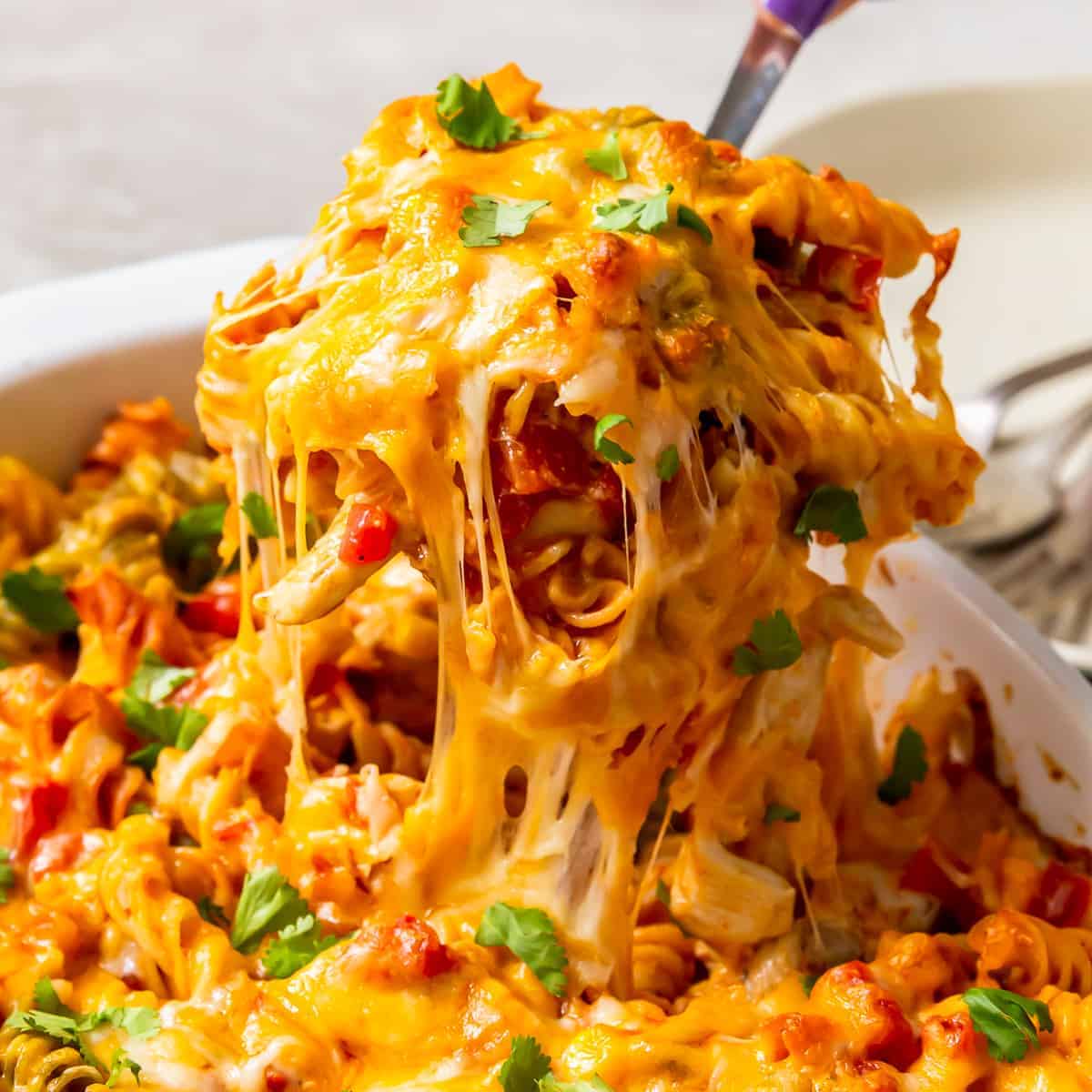 Chicken Enchilada Pasta Bake - Easy Chicken Recipes