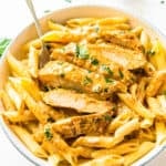 featured chicken lazone with pasta