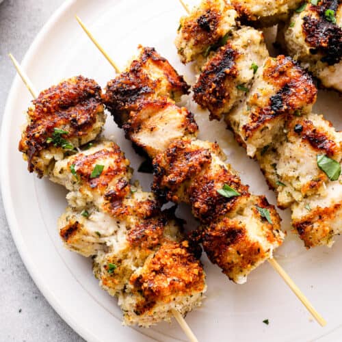 Chicken Spiedini - Grilled Chicken Skewers - Inside The Rustic Kitchen