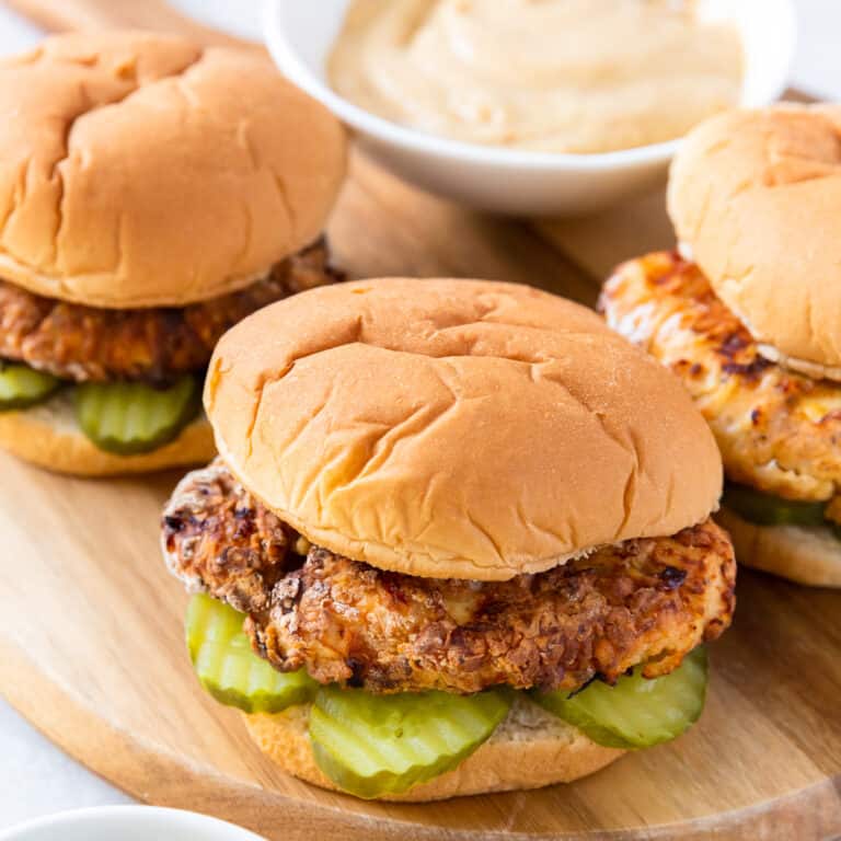 Copycat Chick Fil A Sandwiches (Fried or Air Fried) - Easy Chicken Recipes