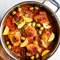 featured spanish chicken and rice