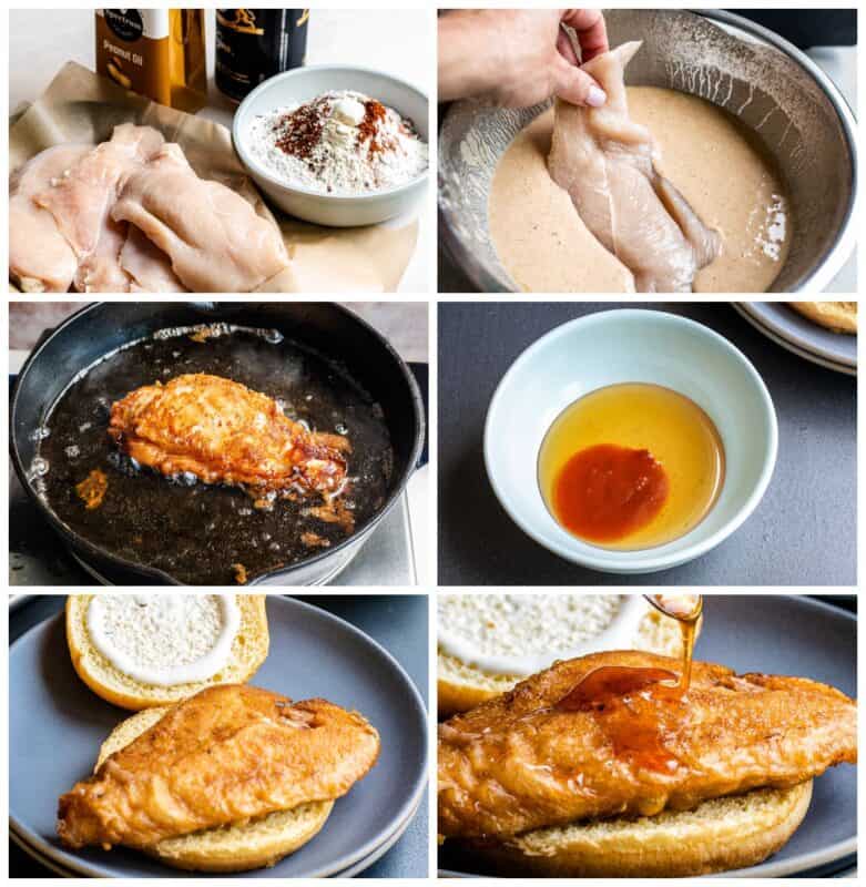 step by step photos for how to make beer battered chicken