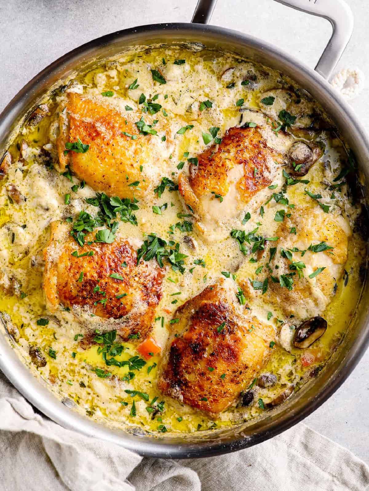 Chicken Fricassee - Easy Chicken Recipes