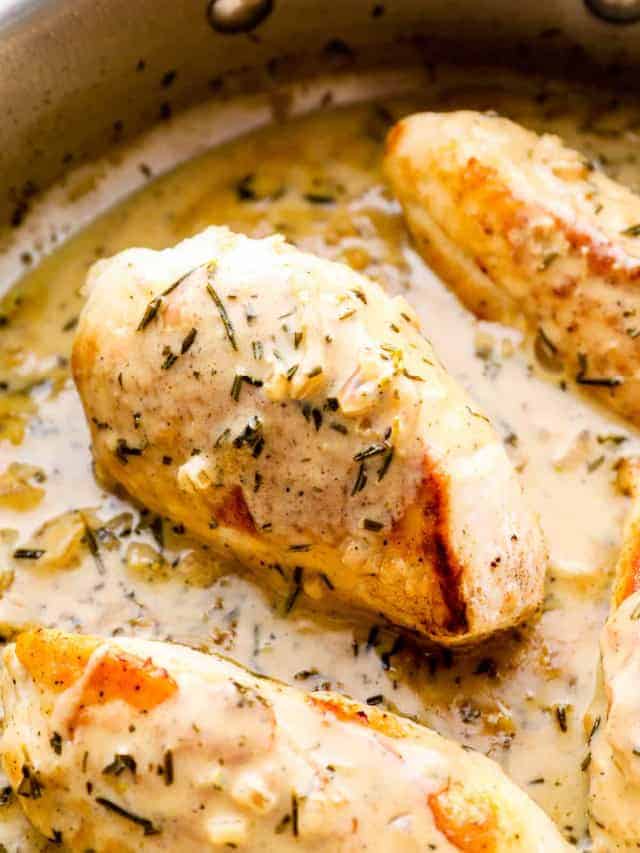 Creamy Rosemary Chicken - Easy Chicken Recipes