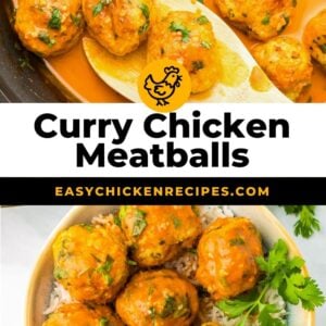 curry chicken meatballs pinterest