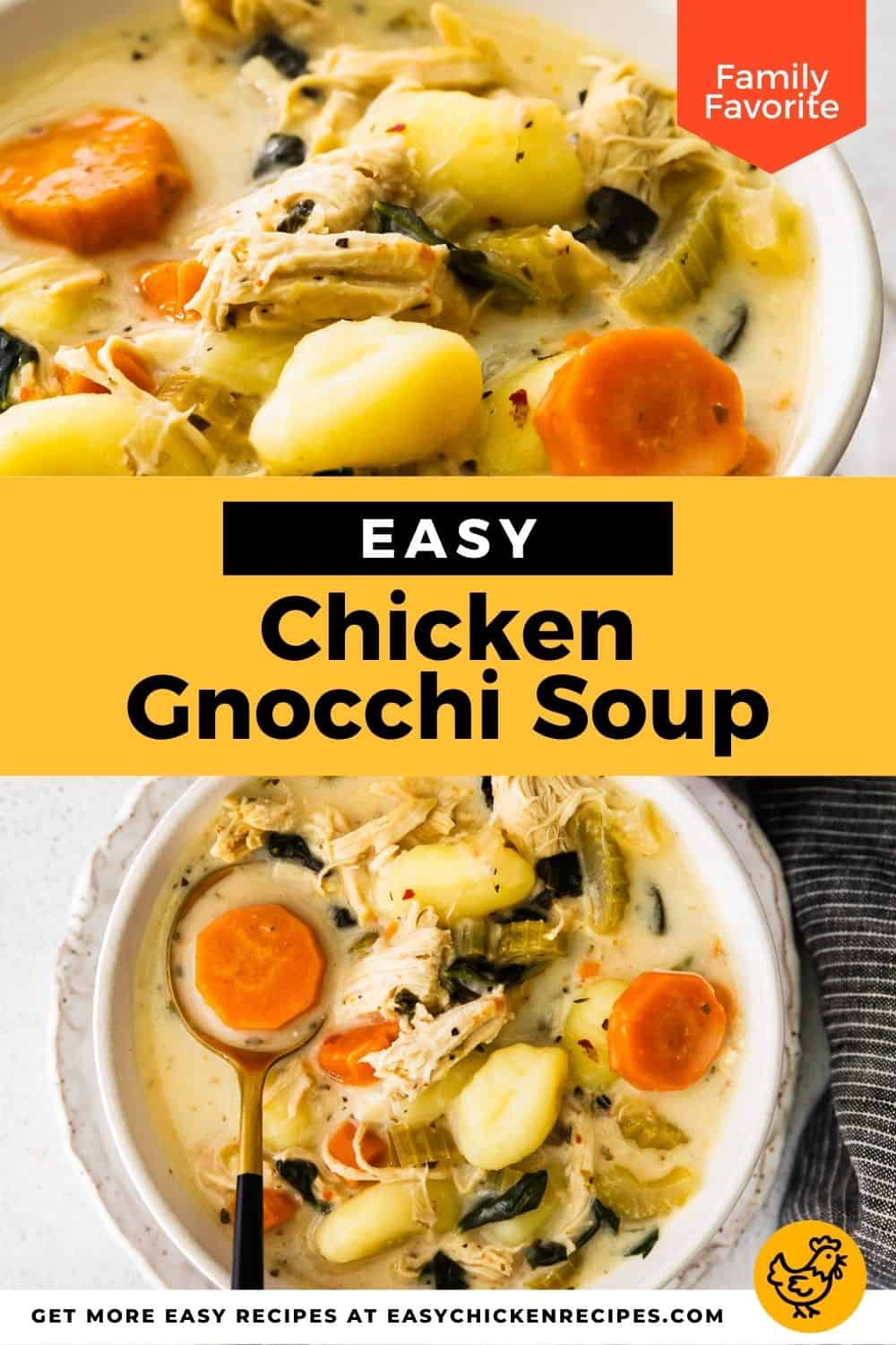 Crockpot Chicken and Gnocchi Soup - Easy Chicken Recipes