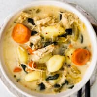 featured crockpot chicken gnocchi soup