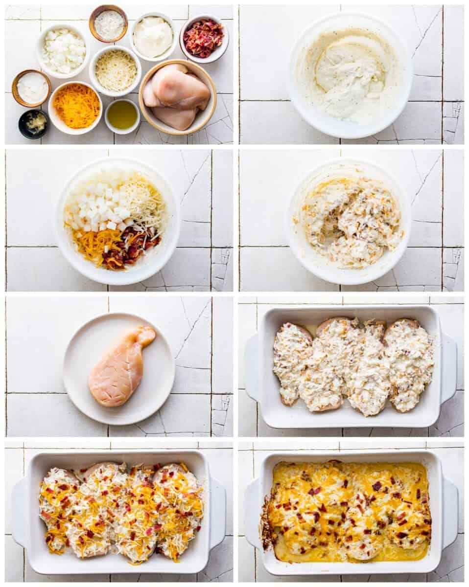 step by step photos of how to make ranch chicken