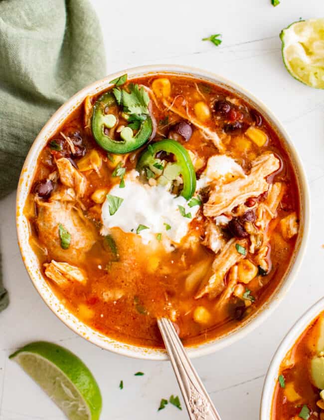 featured chicken taco soup