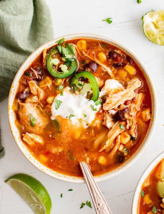 featured chicken taco soup