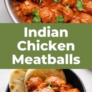 butter chicken meatballs pin.