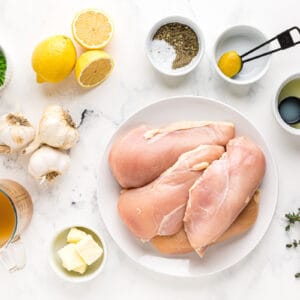 ingredients for crockpot lemon chicken