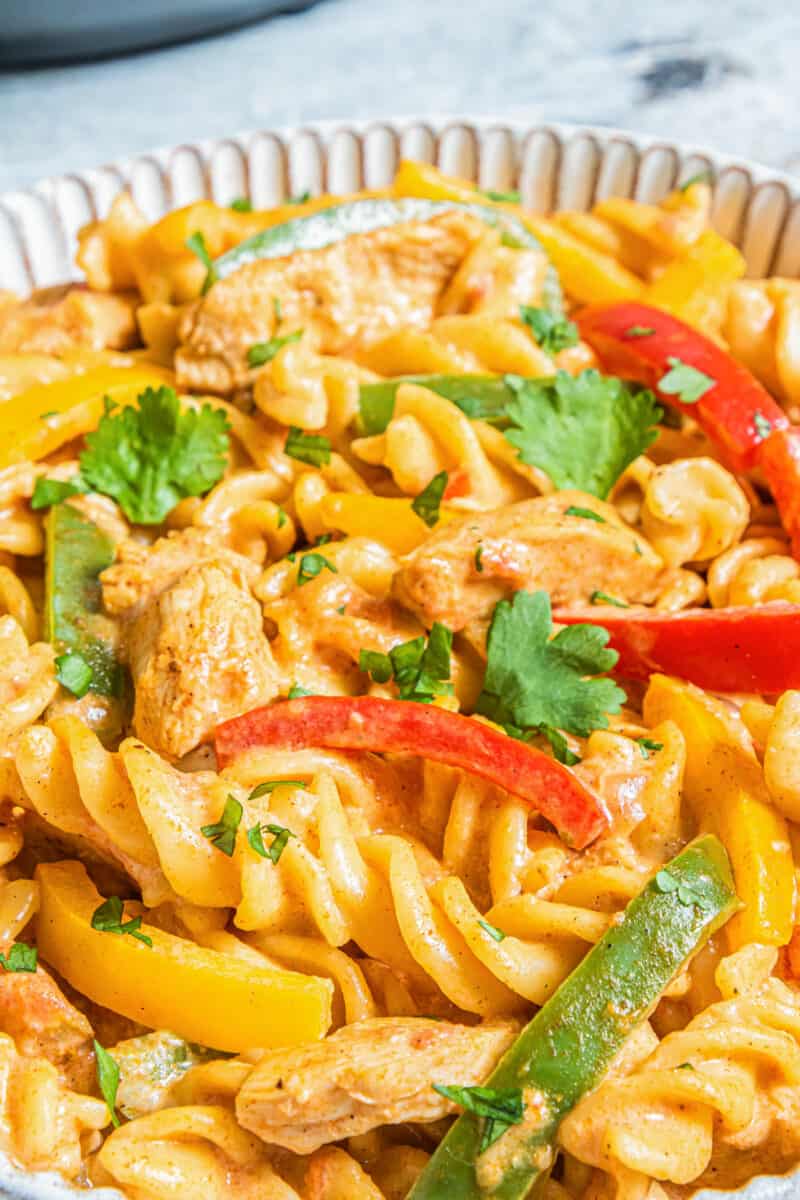 Instant pot discount chicken fajita pasta