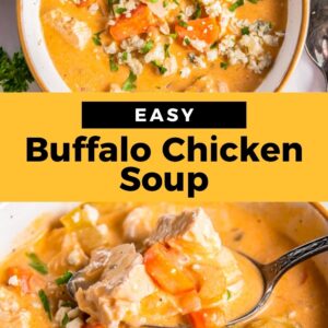 Buffalo chicken soup pinterest