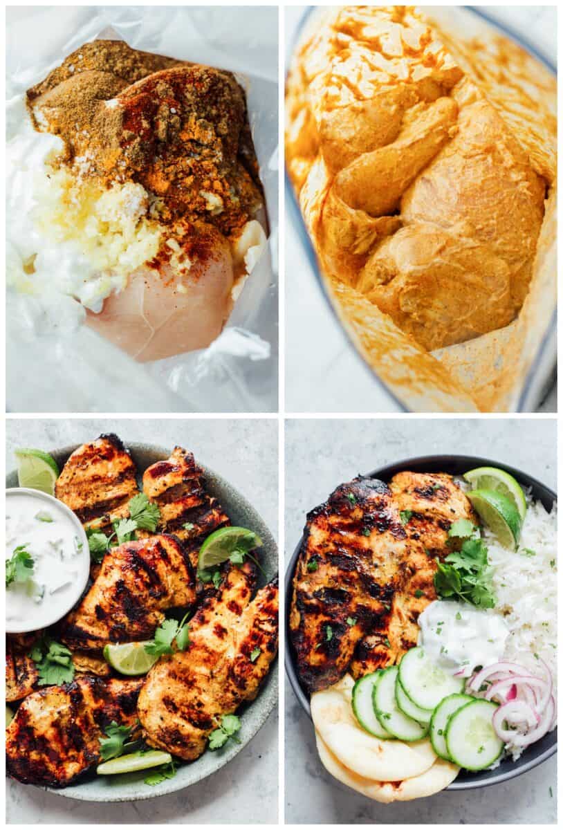 step by step photos for how to make tandoori chicken marinade
