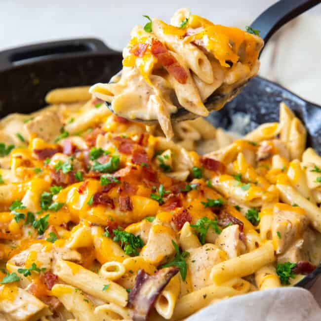 featured crack chicken pasta