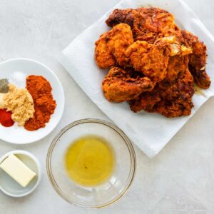 ingredients for nashville hot chicken sauce