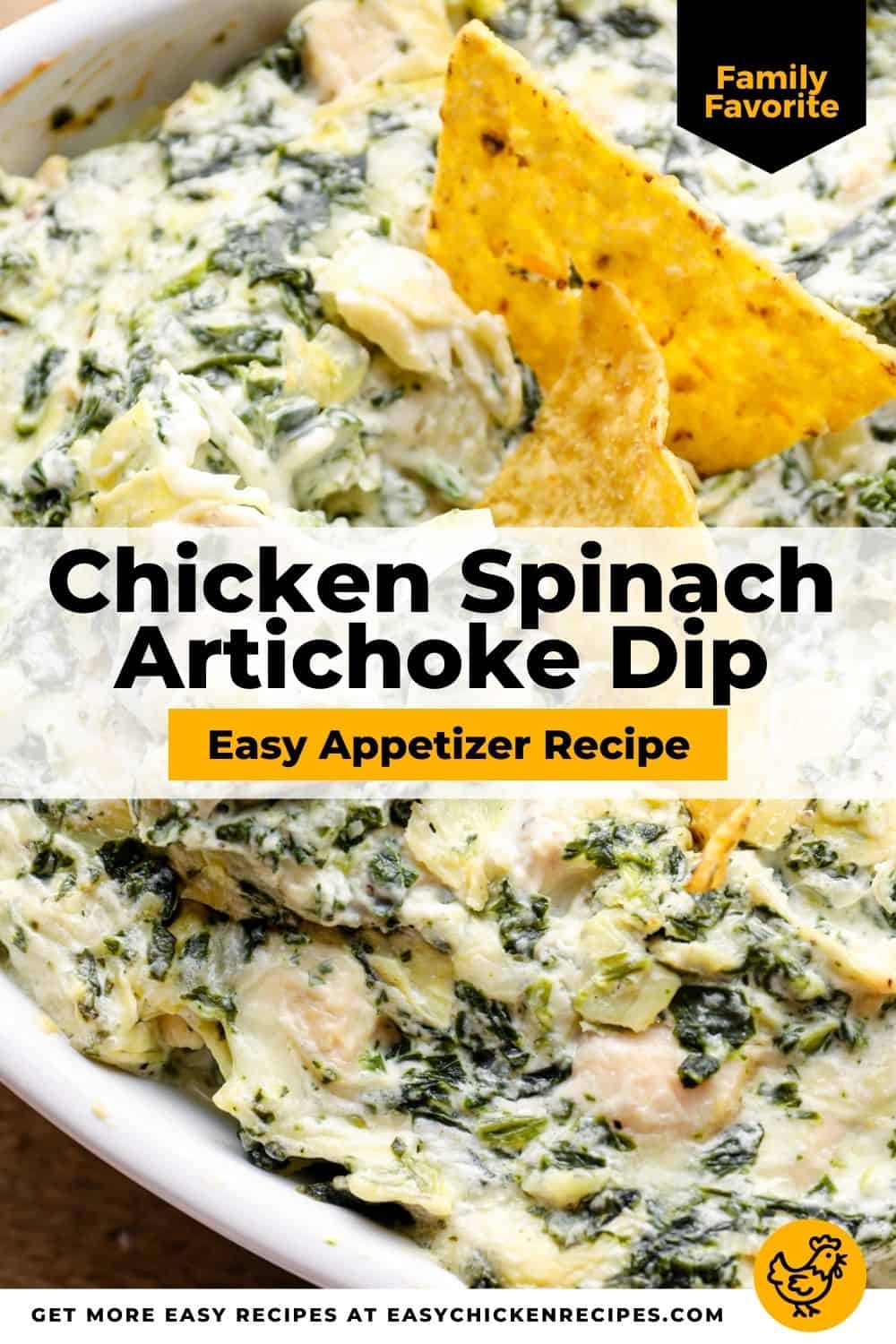 Chicken Spinach Artichoke Dip - Easy Chicken Recipes