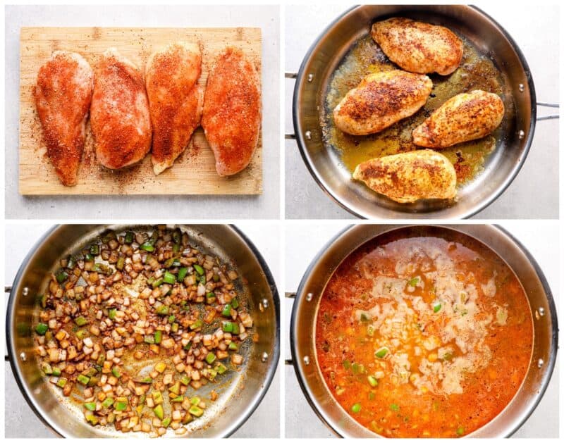 step by step photos for how to make cajun chicken