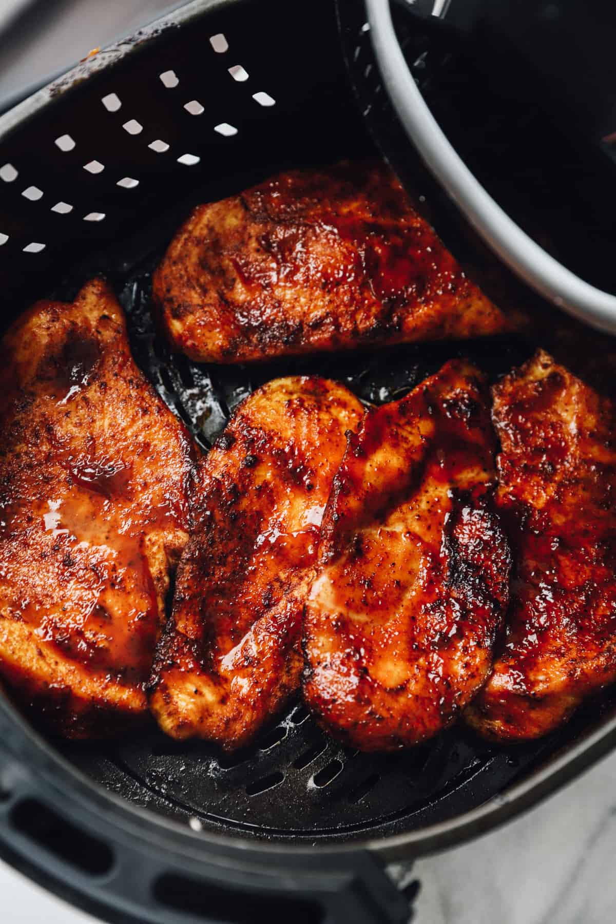 Air Fryer BBQ Chicken Breasts - Healthful Blondie
