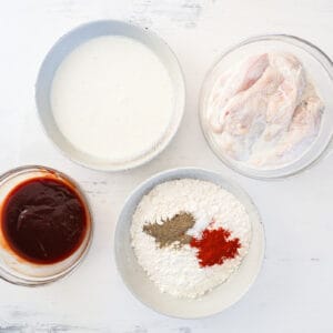 ingredients for honey bbq chicken tenders