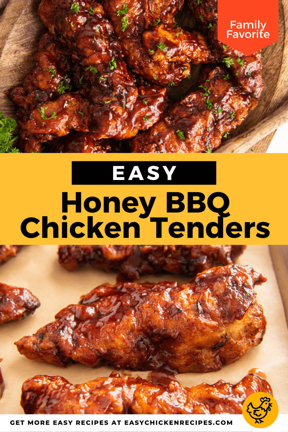 Honey BBQ Chicken Tenders - Easy Chicken Recipes