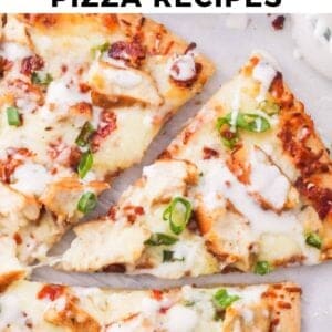 easy shredded chicken pizza recipes.