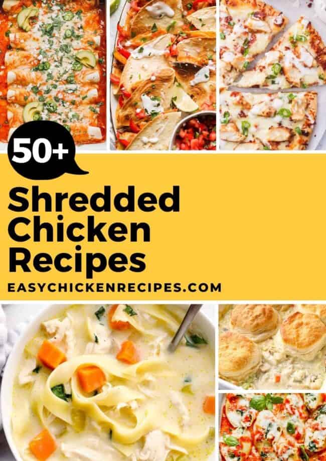 50+ shredded chicken recipes easy chicken recipes.