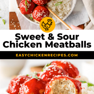 sweet and sour chicken meatballs pinterest
