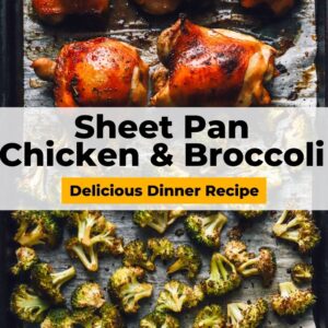 sheet pan chicken and broccoli pinterest.