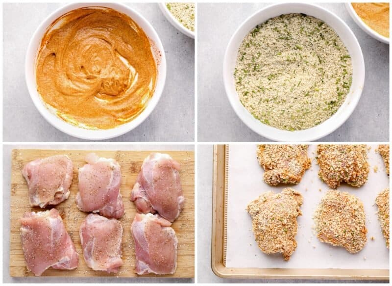 step by step photos for how to make deviled chicken.
