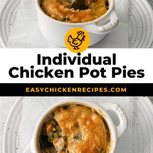 individual chicken pot pies pinterest.