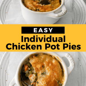 individual chicken pot pies pinterest.