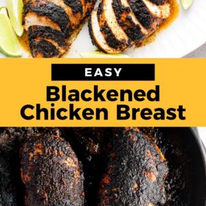 easy blackened chicken breast pin