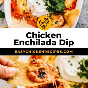 chicken enchilada dip