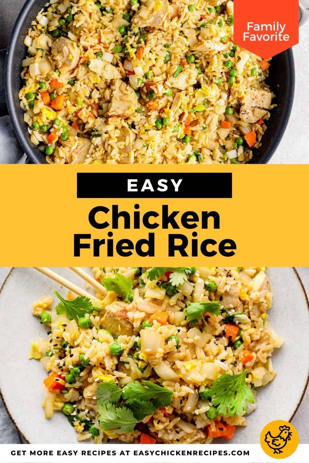 Chicken Fried Rice - Easy Chicken Recipes {VIDEO!!!}